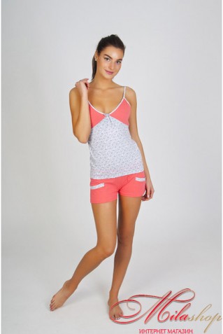 Пижама с шортами Barwa 0133/134